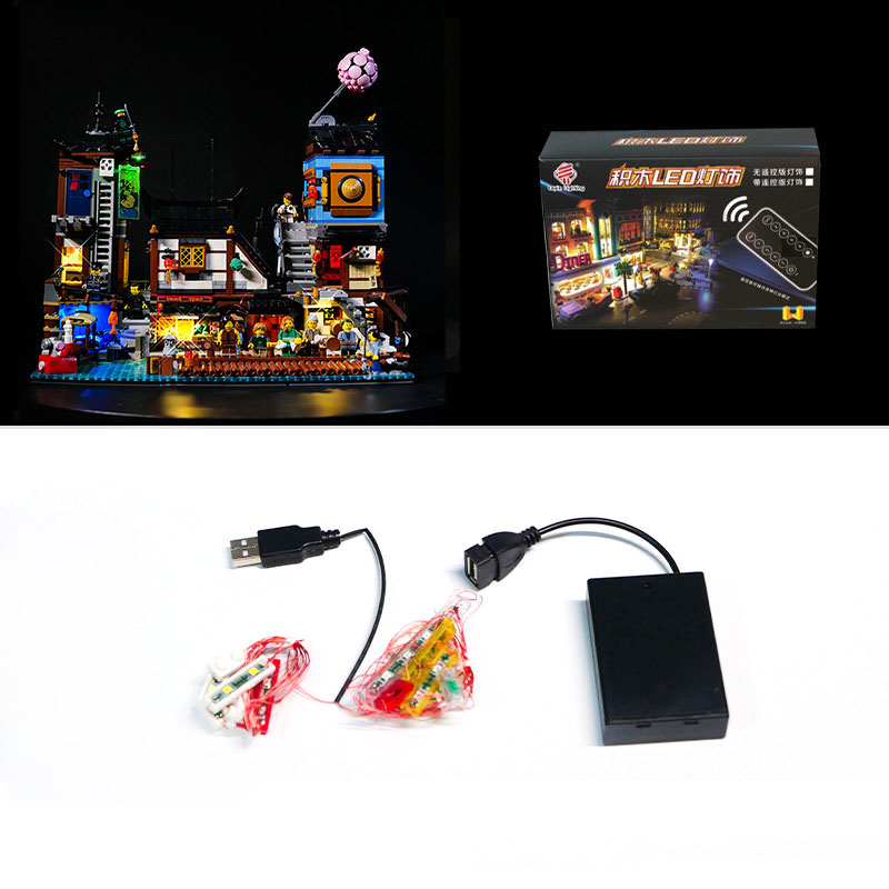 Lego Set City - LED-Lichtset für LEGO 70657 NINJAGO City