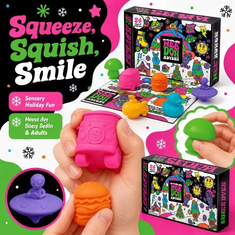 2026 Neuer NeeDoh Weihnachts-A – Advent Calendar Gift Bewertung und Preis