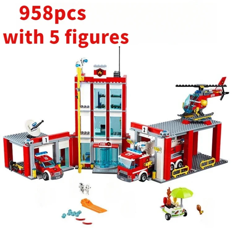 Stadt-Feuerwache, Hubschrauber – Lego Set City Bewertung und Preis