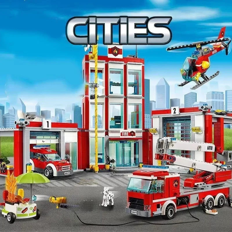 Stadt-Feuerwache, Hubschrauber – Lego Set City Bewertung und Preis