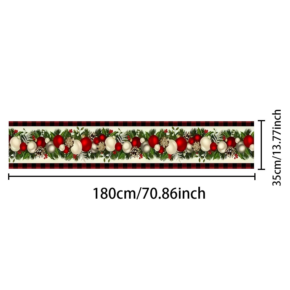 Weihnachts-Tischläufer Rot-Sch – Christmas Table Runner Bewertung und Preis