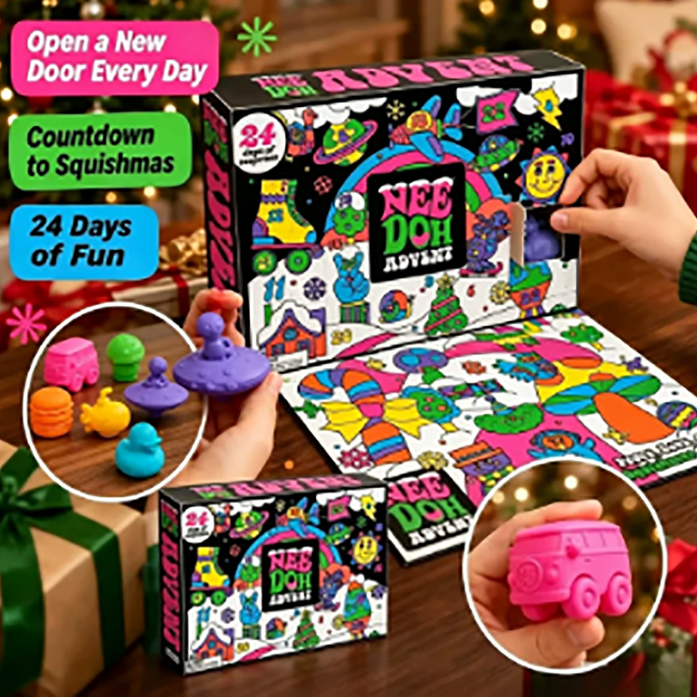 24 Stück Nee-Doh Squish Fidget – Advent Calendar Gift Bewertung und Preis