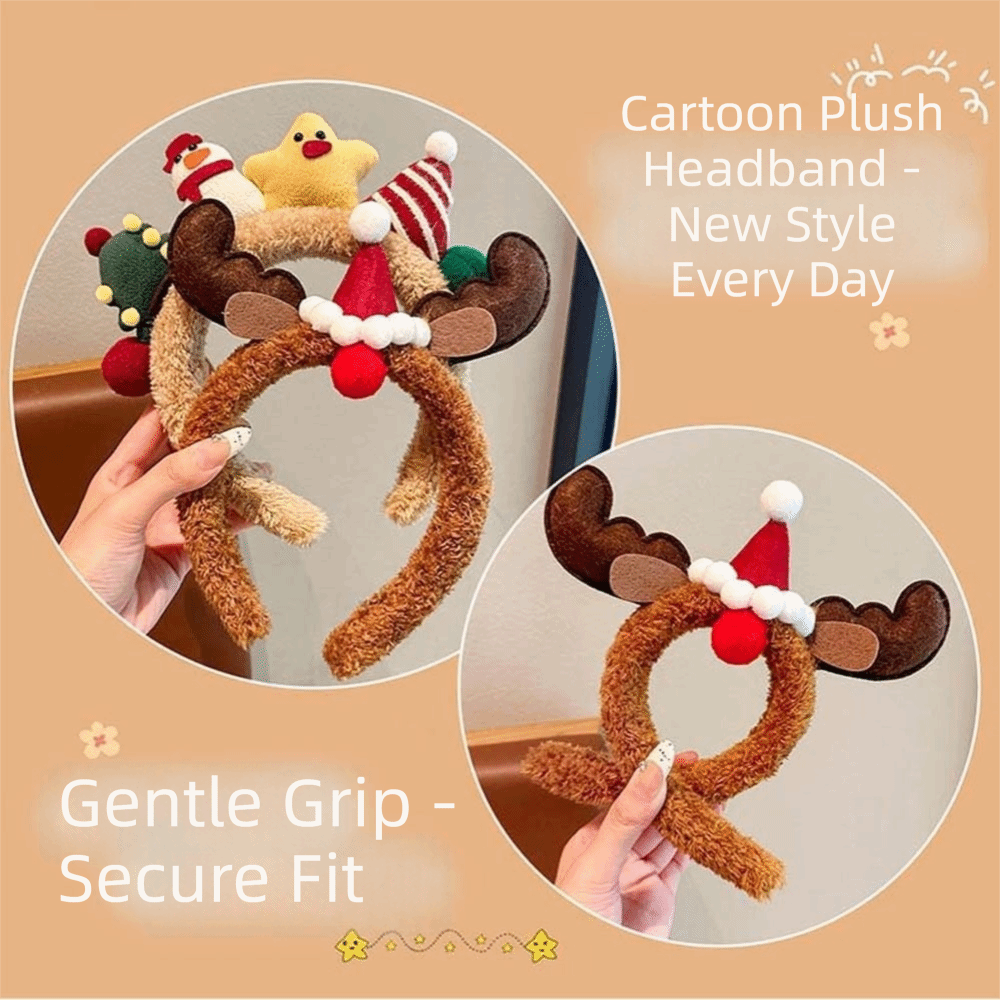 Plüsch-Textur Weihnachts-Haarr – Reindeer Antlers Headband Bewertung und Preis