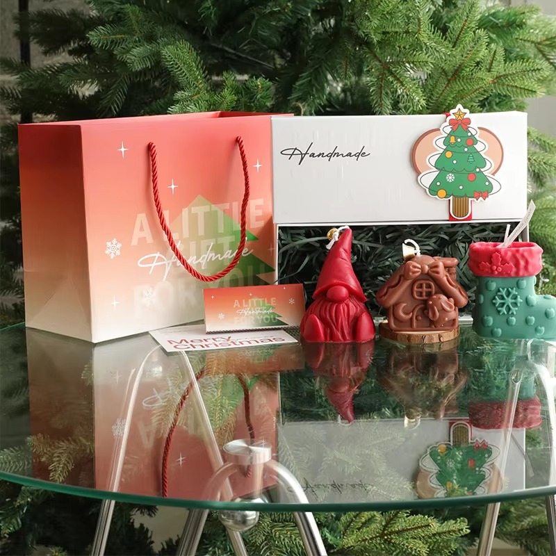 3-teiliges Set handgemachter W – Holiday Candle Set Bewertung und Preis