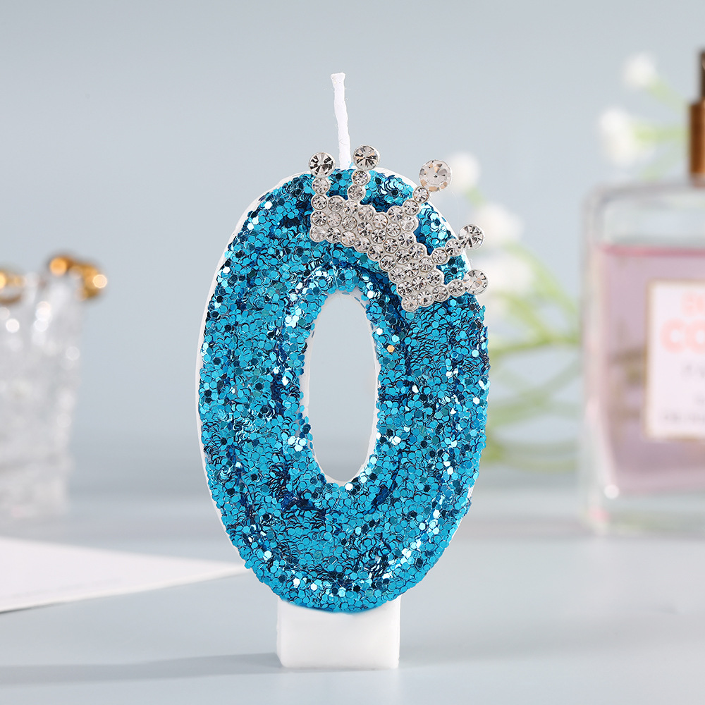 Blaue Kronen-Geburtstagskerzen – Holiday Candle Set Bewertung und Preis
