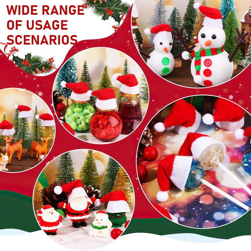 NEU 30 STK. Mini-Weihnachtsman – Santa Hat Plush Bewertung und Preis