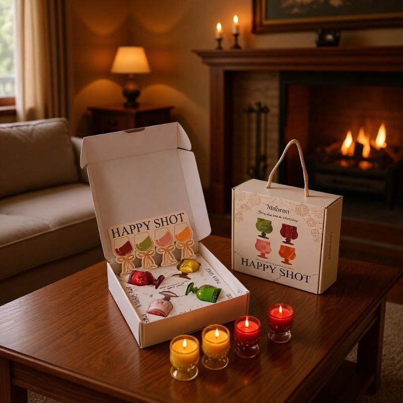 Duftkerzen-Geschenkset in Wein – Holiday Candle Set Bewertung und Preis