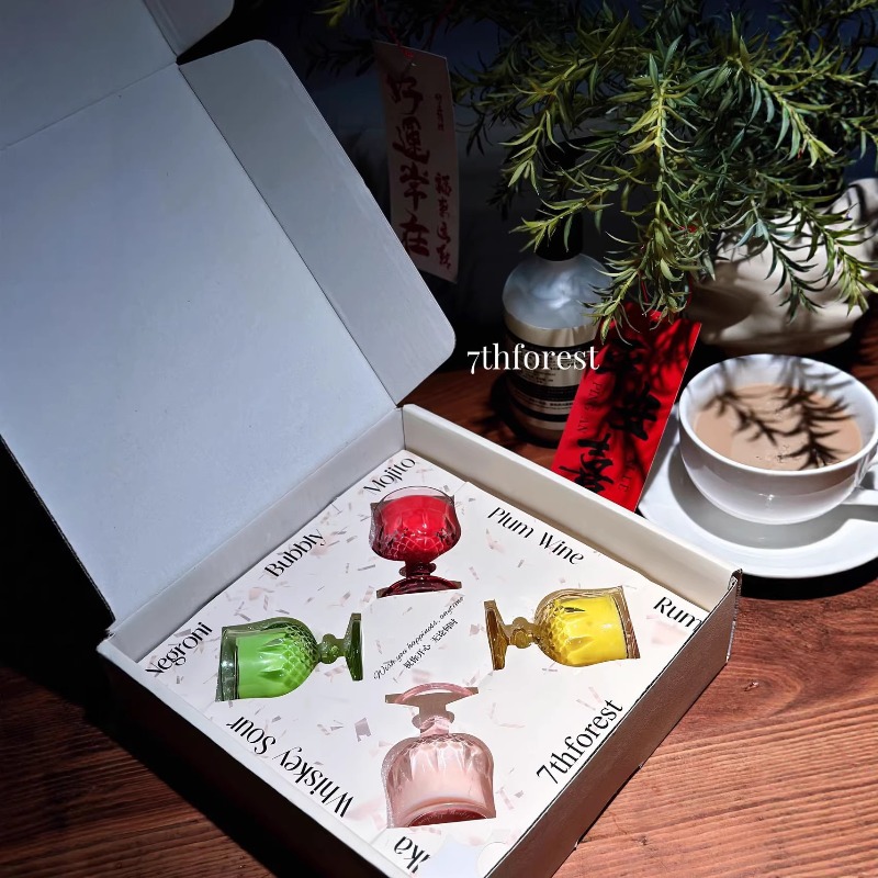 Duftkerzen-Geschenkset in Wein – Holiday Candle Set Bewertung und Preis
