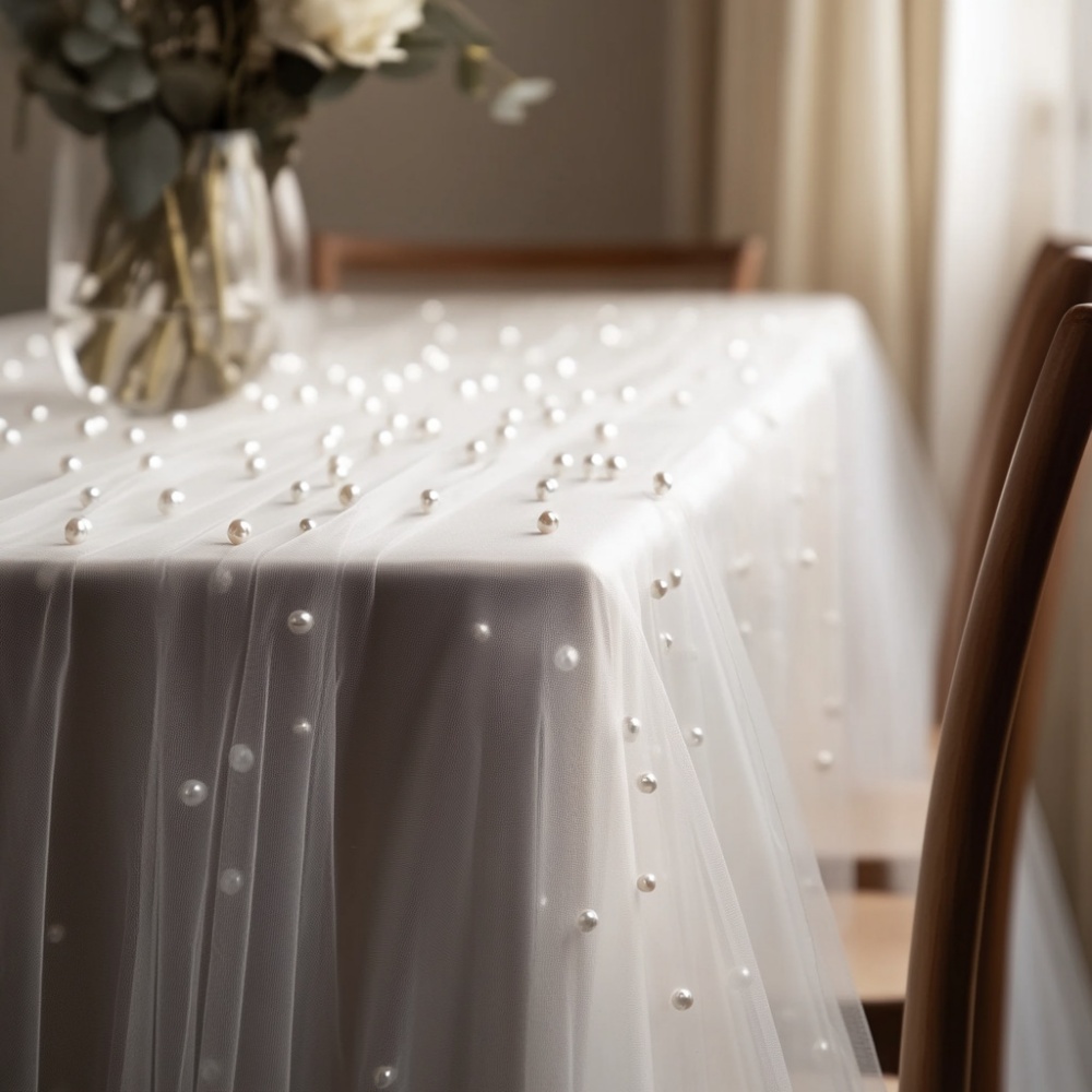 Perlen-Chiffon-Tischläufer 80x – Christmas Table Runner Bewertung und Preis
